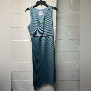 Sam Edelman Blue Asymmetrical Sheath Dress Cocktail